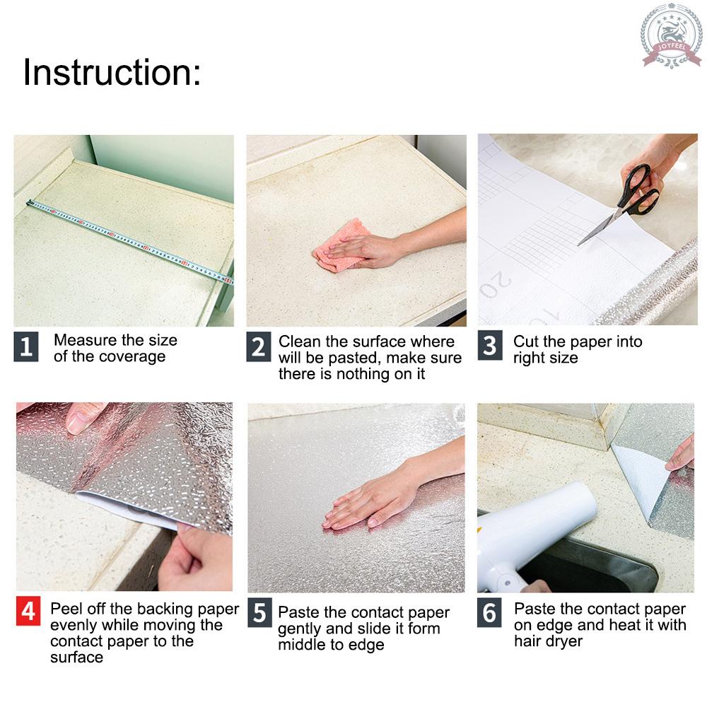 Cuộn Giấy Nhôm Dán Tường Nhà Bếp Chống Dầu Chống Nước Chịu Nhiệt