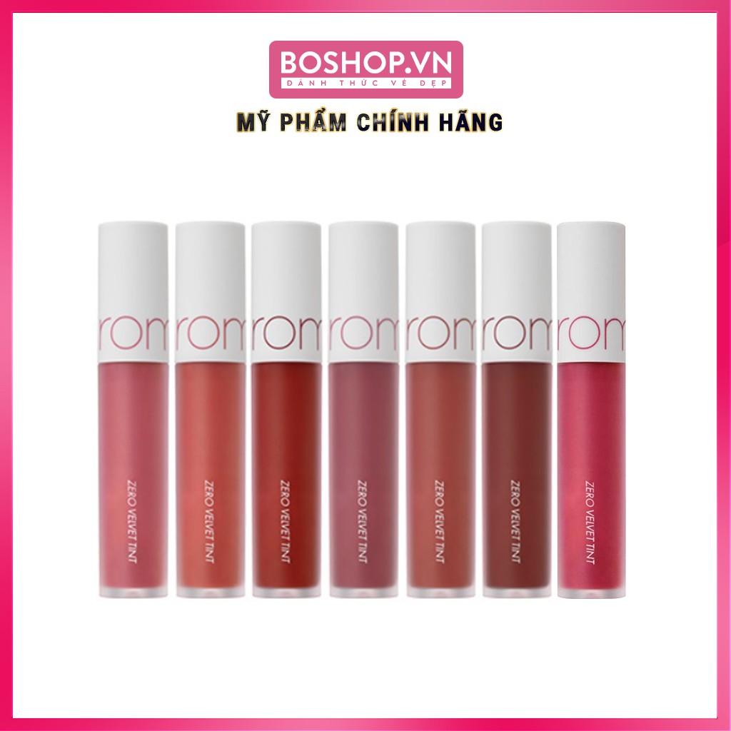Son Kem Lì Romand Zero Velvet Tint