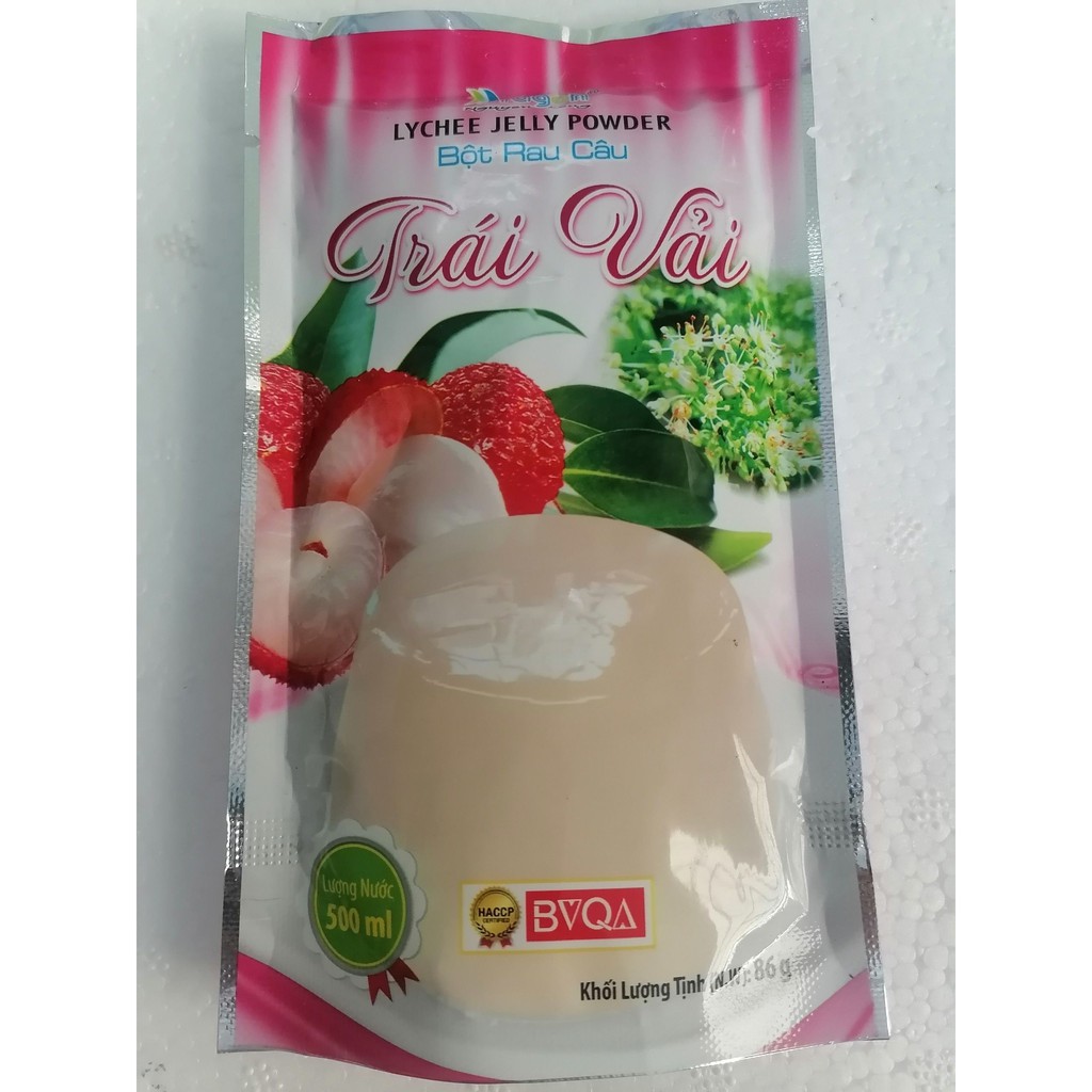 Bột rau câu Trà sữa matcha / Sữa bắp / Trái vải DRAGON Jelly Powder