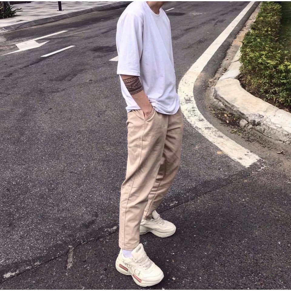 Quần Dài Kaki 2 màu (Đen-Tan) | BigBuy360 - bigbuy360.vn