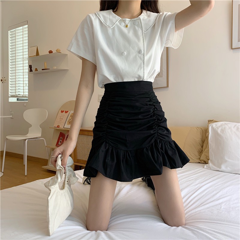 Chân Váy Chữ A Với Thiết Kế Lưng Cao Xinh Xắn Dành Cho Nữ | BigBuy360 - bigbuy360.vn