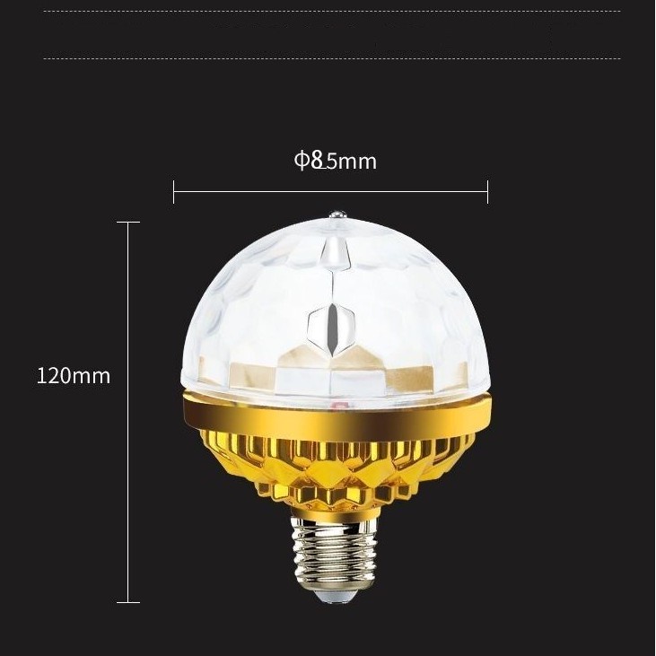 Đèn led xoay vũ trường 7 màu kèm đuôi X1A