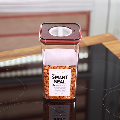 [Hàng chính hãng] Hộp đựng thực phẩm mặt vuông Tritan Neoflam Smart Seal 0.55 lít / 1.4 lít / 2.1 lít / 2.8 lít