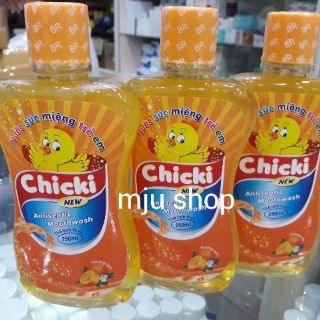 Nước súc miệng Chicki (chai 250ml)