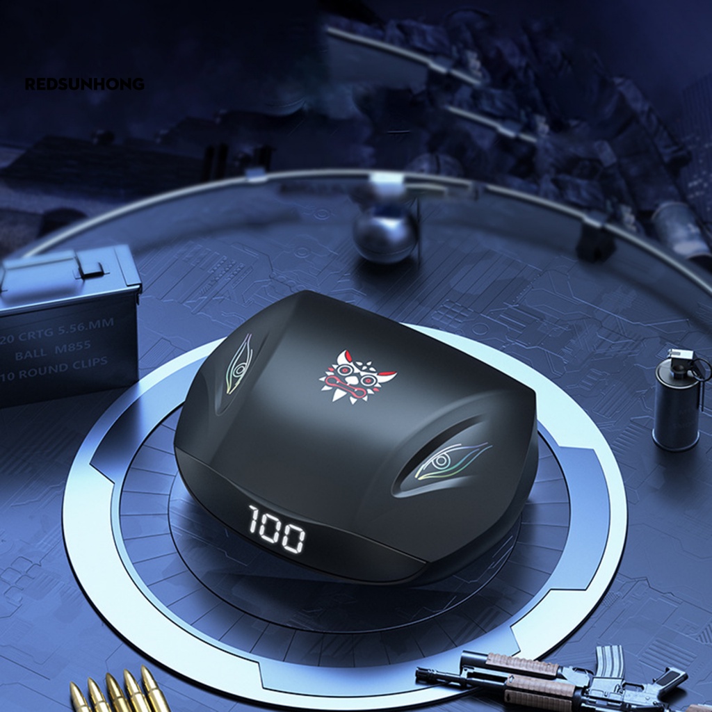 Tai Nghe Thể Thao Nhét Tai Bluetooth Không Dây Màn Hình LED Kỹ Thuật Số Chống Ồn Thông Minh Phong Cách Thể Thao 5.2