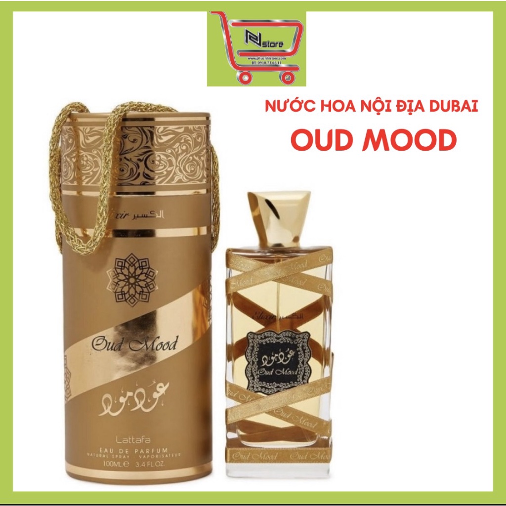 Nước hoa nam Dubai Oud Mood cao cấp,nước hoa thơm lâu quyến rũ và mạnh mẽ,PhucNhiStore NH1