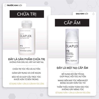 Set 2 món phục hồi tóc OLAPLEX Sephora cỡ MINI