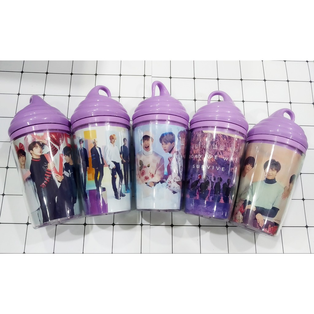 cốc 2 lớp blackpink CN16 ly 2 lớp cốc làm lạnh dễ thương kpop army thần tượng 250ml