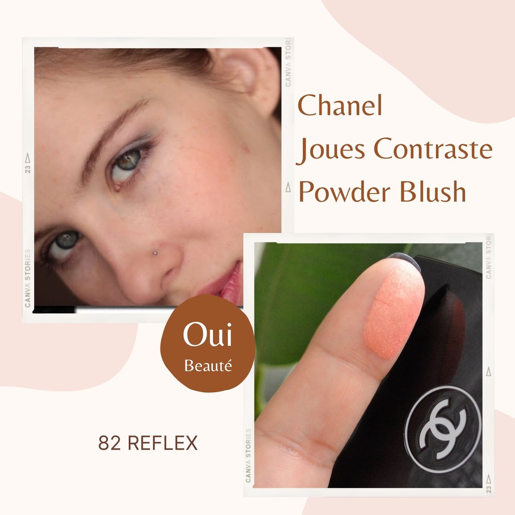 Phấn má hồng Chanel Joues Contraste Powder Blush màu 82 Reflex 4g unbox Ouibeaute