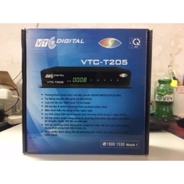 
                        Đầu thu kỹ thuật số VTC-T205 chính hãng
                    