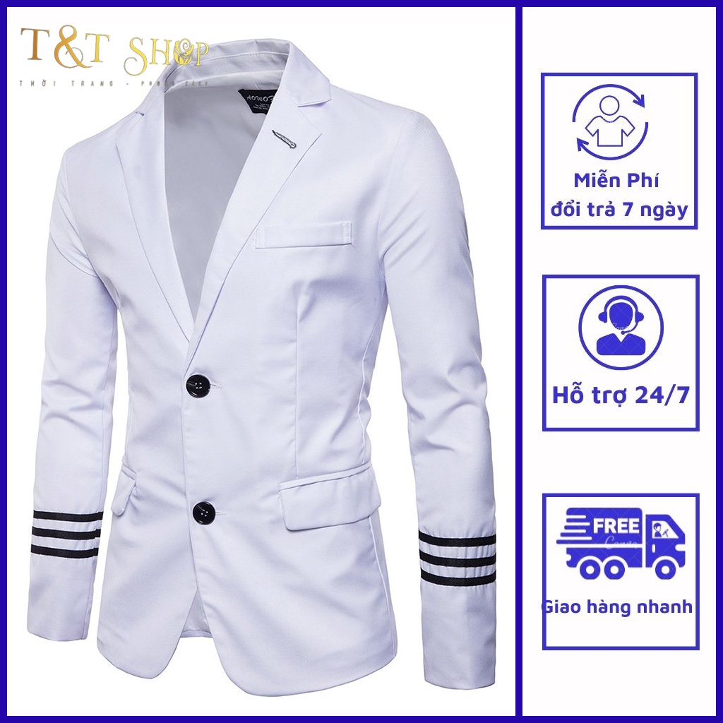 Áo vest nam, blazer nam chất liệu mềm mát , sang trọng, lịch lãm đạm chất Nam thần H58