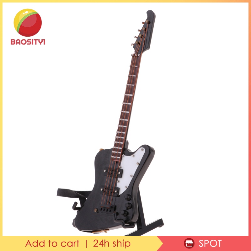 Mô Hình Đàn Ghi Ta Điện Mini Bằng Gỗ 20cm Cho Mô Hình 1 / 6 Action Accs # 3