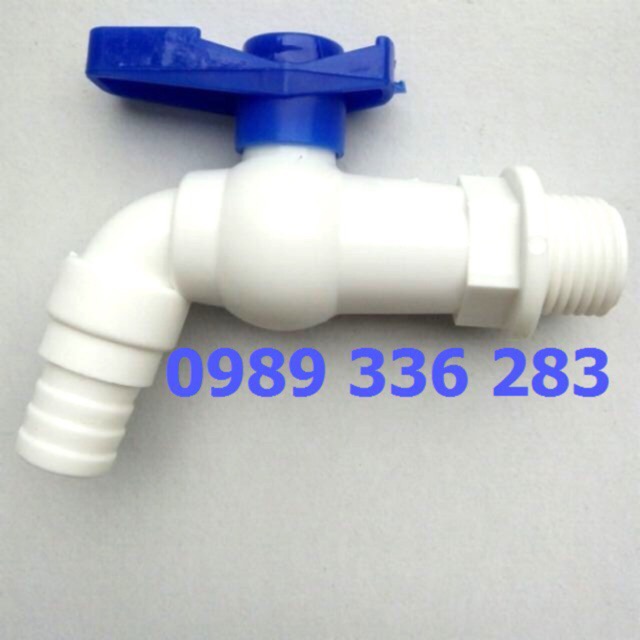 Vòi nhựa tay xanh Minh Hòa Việt Nam, vòi nước nhà tắm vòi vườn giá rẻ ống phi 21,27