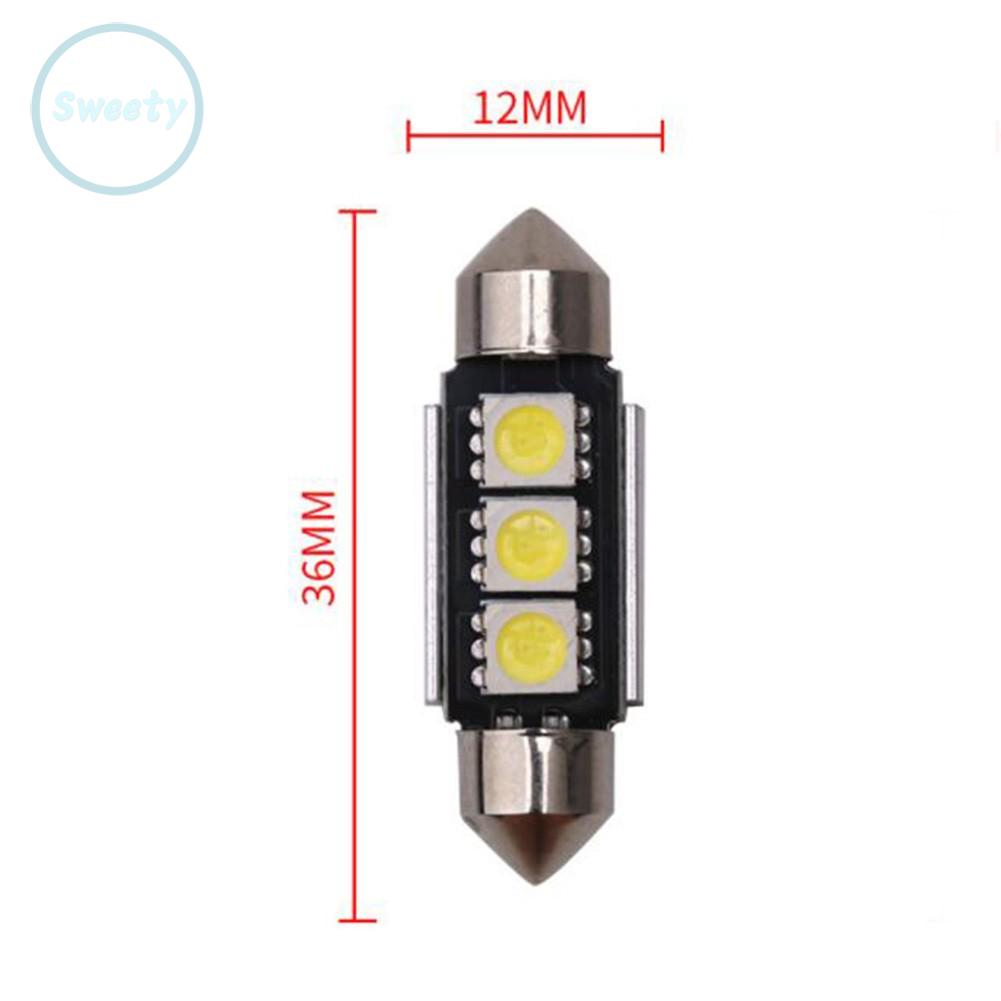 2 Bóng Đèn Led De3423 De3425 Error Free 180 Độ