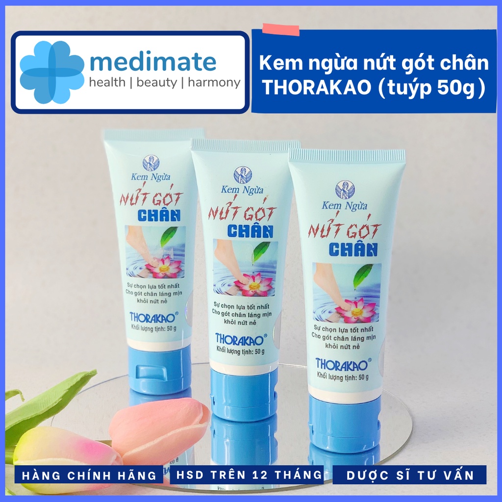 Kem giảm khô nẻ gót chân THORAKAO (tuýp 50g)