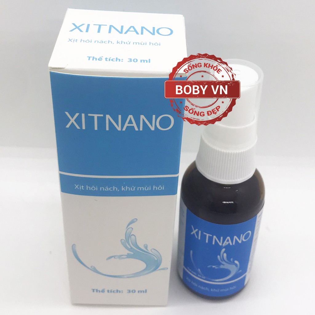 Xitnano - Xịt hôi nách, khử mùi hôi - Chai 30ml (Che tên sản phẩm)