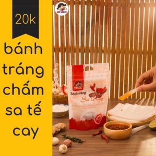 Bánh tráng abi vị sa tế cay