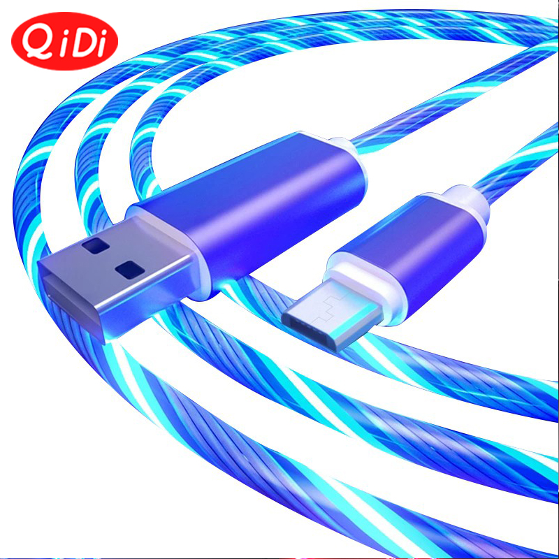 Iphone Dây Cáp Sạc Nhanh Có Đèn LED Cho iPhone IOS Android