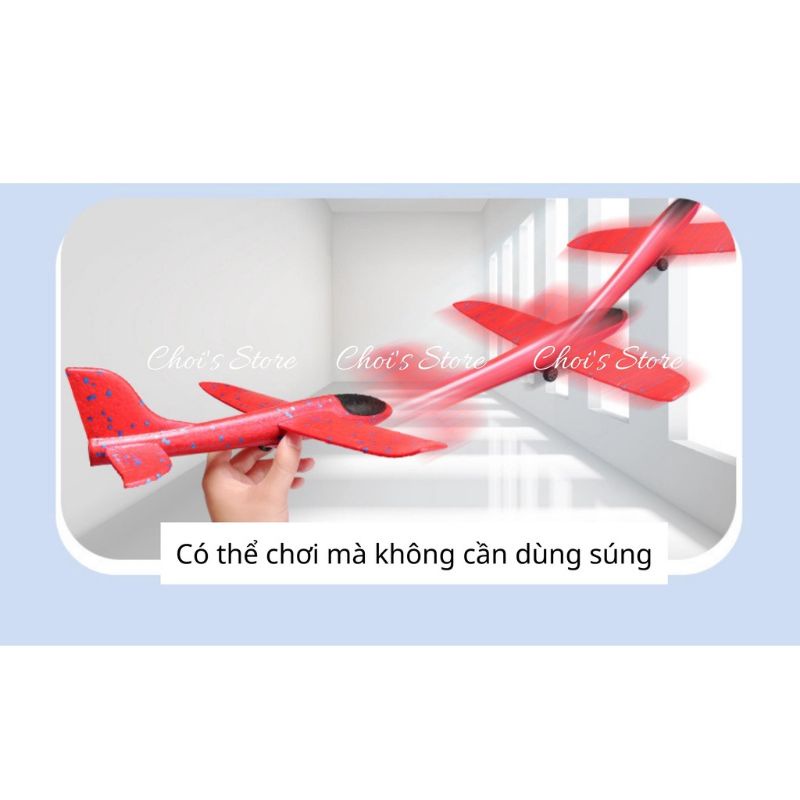 Đồ chơi Súng bắn máy bay xốp loại to 32 x34cm bay xa tận 10m