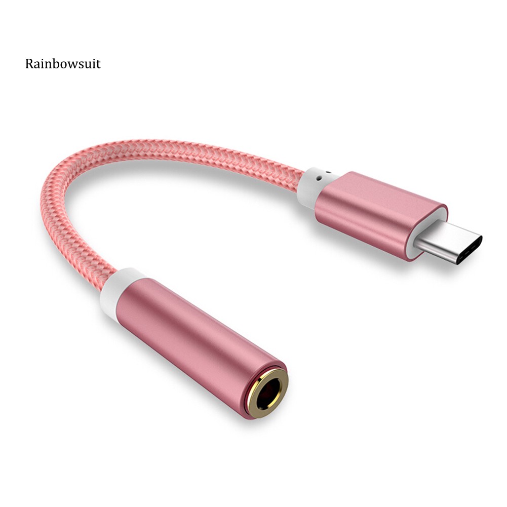 Cáp chuyển đổi cổng Type C sang giắc cắm 3.5mm tiện dụng