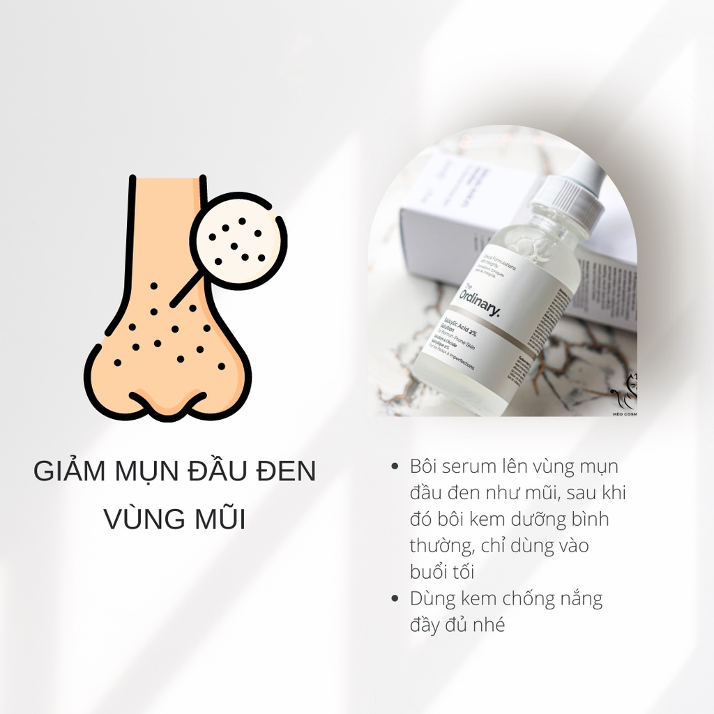 Serum da dầu mụn The Ordinary Salicylic Acid 2% Anhydrous Pore / Blemish Solution