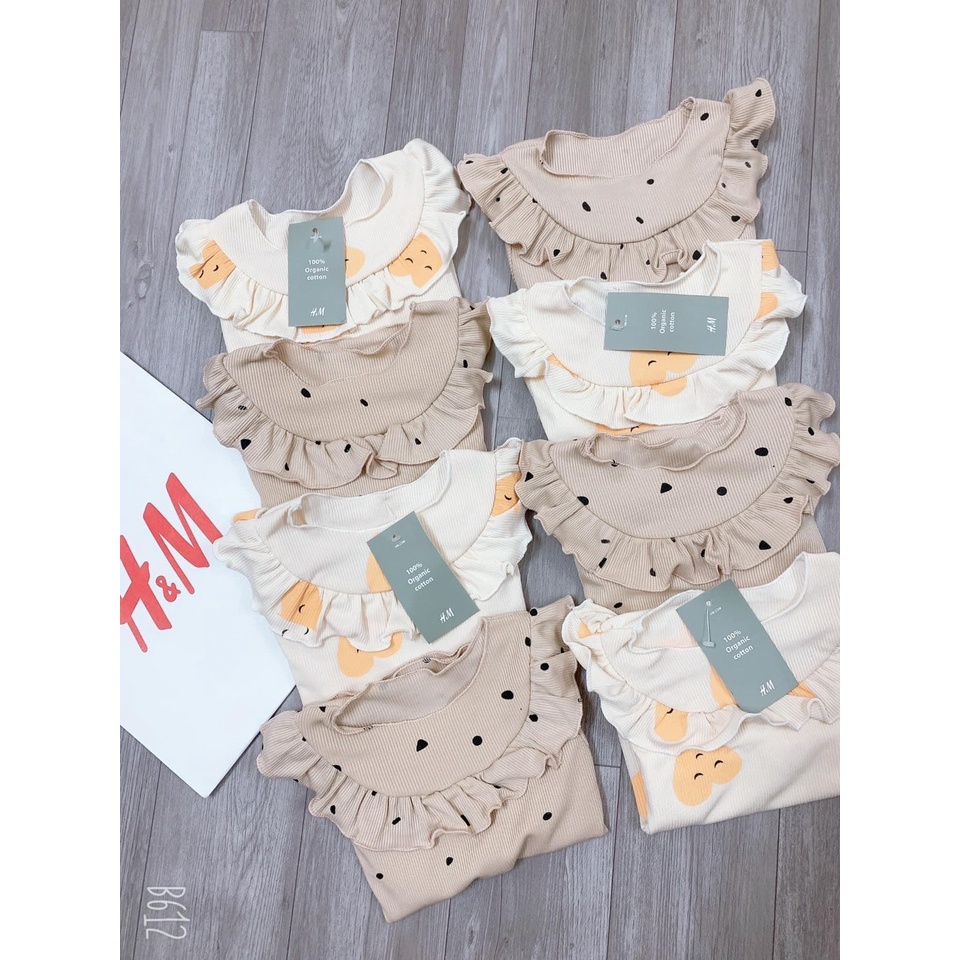 COMBO 2 BỘ LEN TĂM TRÁI TIM DÀI TAY CHO BÉ