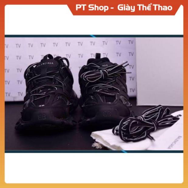 [FreeShip+ Hàng Cao Cấp] Giày thể thao Balen track 3.0 đen, Giày thể thao nam nữ Full phụ kiện Sneaker