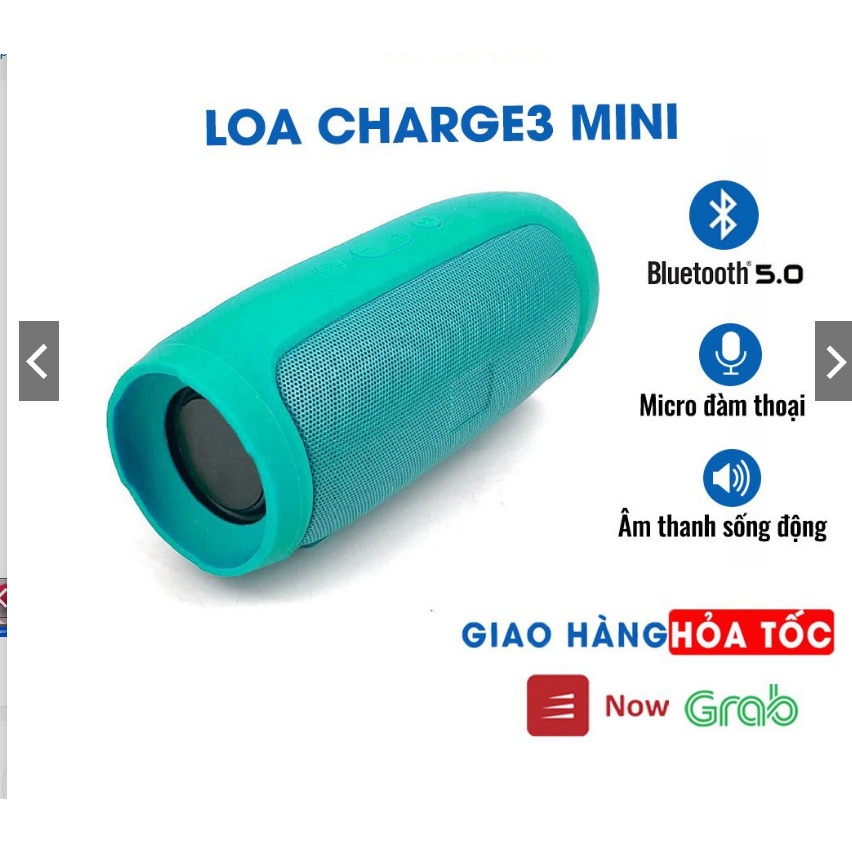 Loa Bluetooth Không Dây Cầm Tay Charge 3 Mini Nghe Nhạc Hay