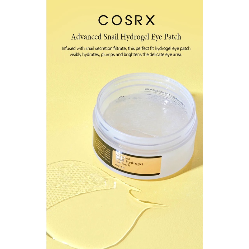 Set 60 mặt nạ mắt cosrx chiết xuất ốc sên