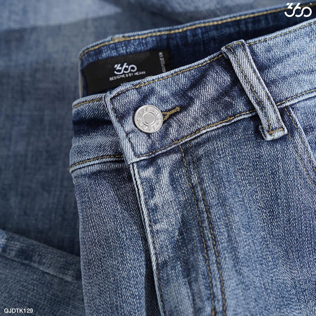 Quần jean nam cao cấp thương hiệu 360 Boutique - QJDTK129 | BigBuy360 - bigbuy360.vn