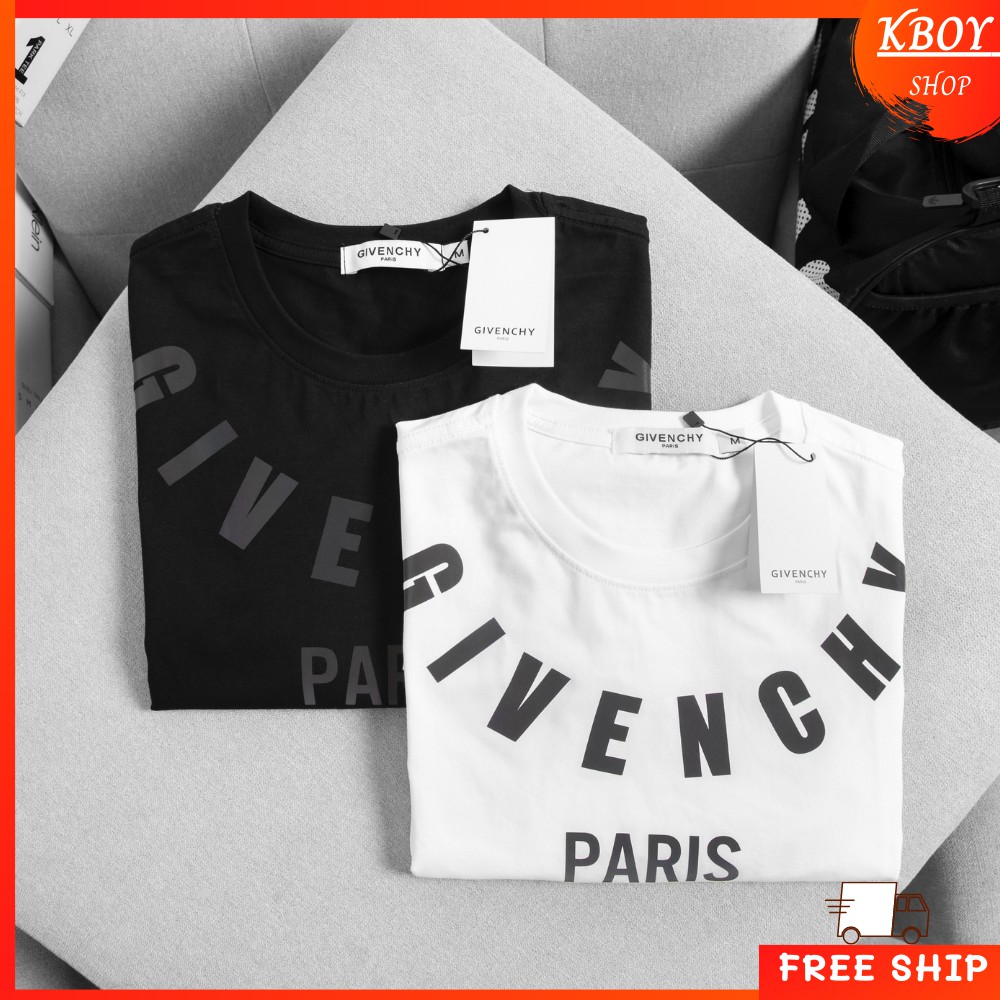 Áo Thun Nam Phản Quang Kboy Shop Áo phông 100% Cotton  2 màu Trắng Đen tay ngắn cổ tròn dáng ôm phối cực cá tính - V101