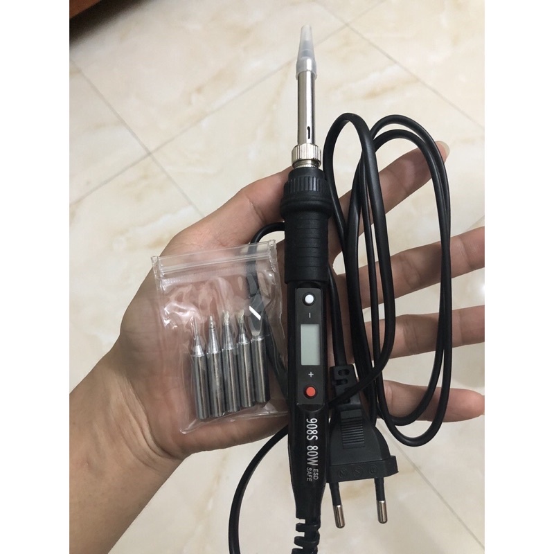 Tay Hàn Điều Chỉnh Nhiệt Độ N0 908S Công Suất 80W