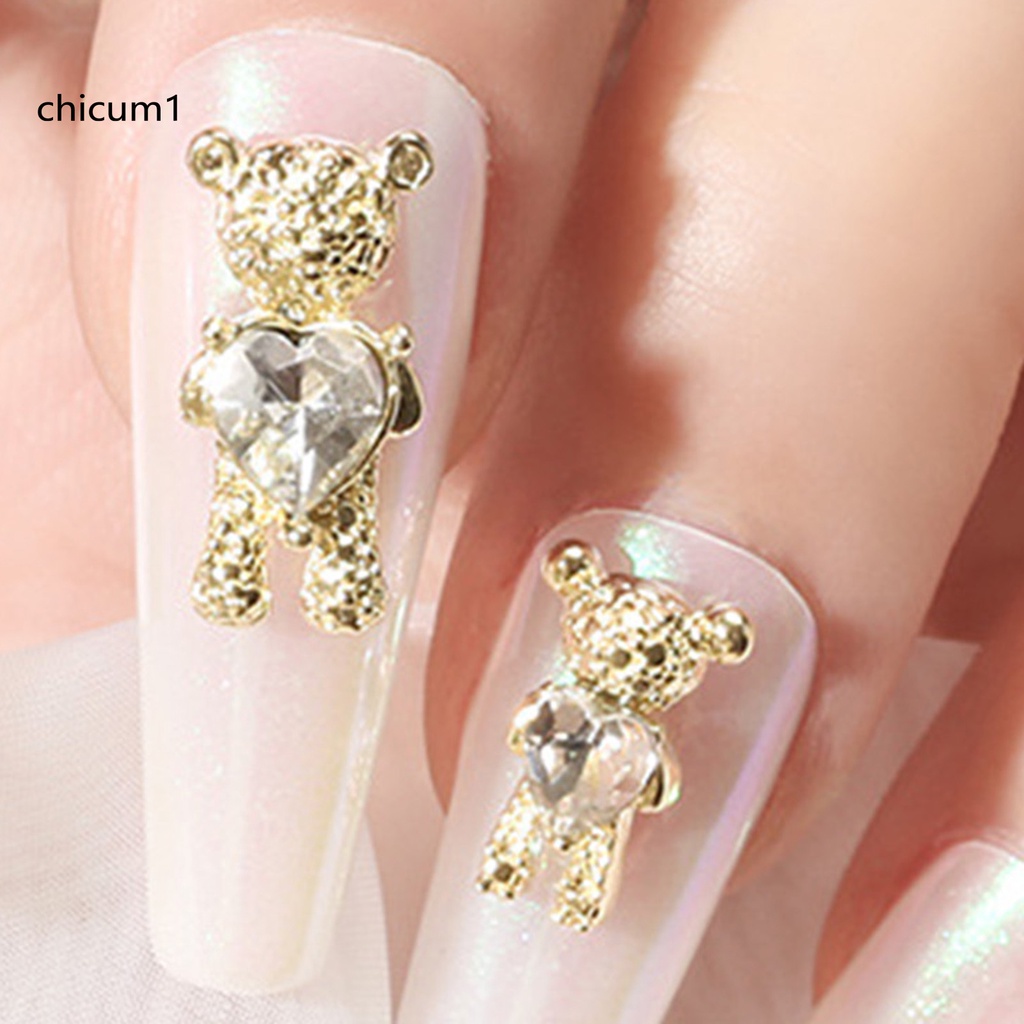 [Hàng mới về] Phụ kiện trang trí móng đính đá lấp lánh diy xinh xắn