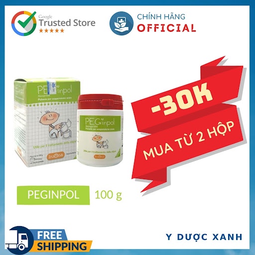 Mua [Chính Hãng] PEGINPOL Dạng Lọ, 100g, Bột giảm táo bón cho bé, trẻ em - Y Dược Xanh