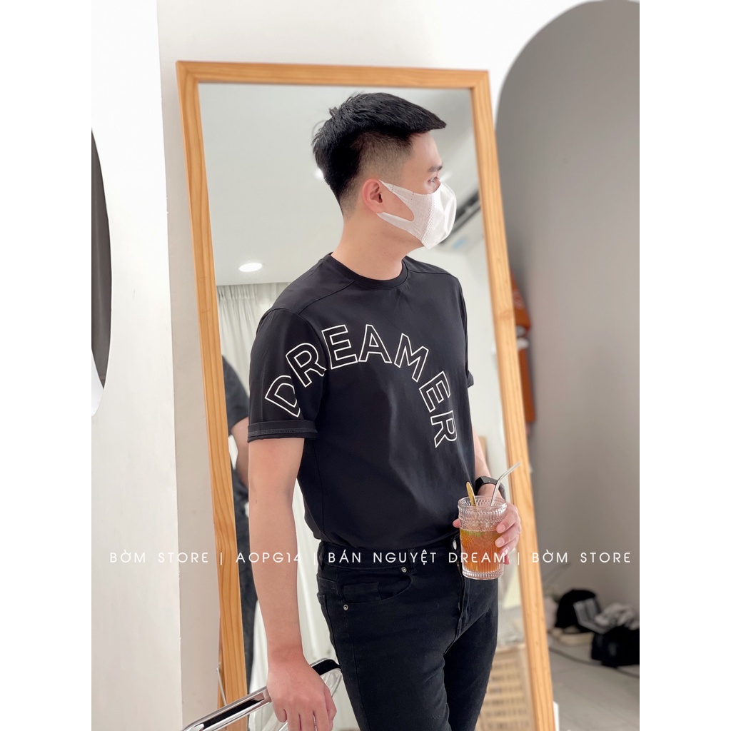 Áo Thun Nam In Bán Nguyệt Dreamer BEACON DENIM Form Vừa Thời Trang Nam AOPG14