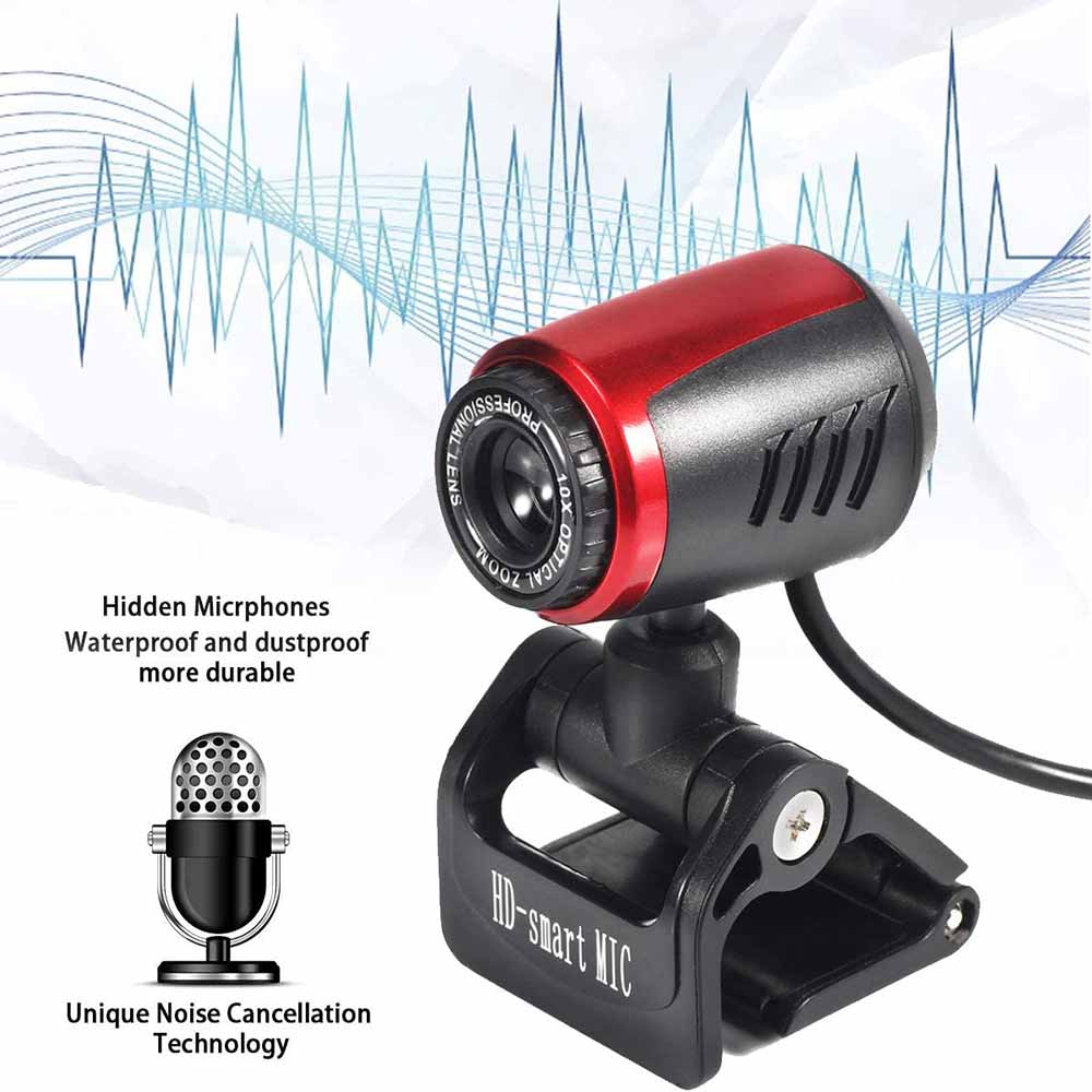 Webcam USB 2.0 có thể xoay kèm micro cho máy tính/Laptop | BigBuy360 - bigbuy360.vn