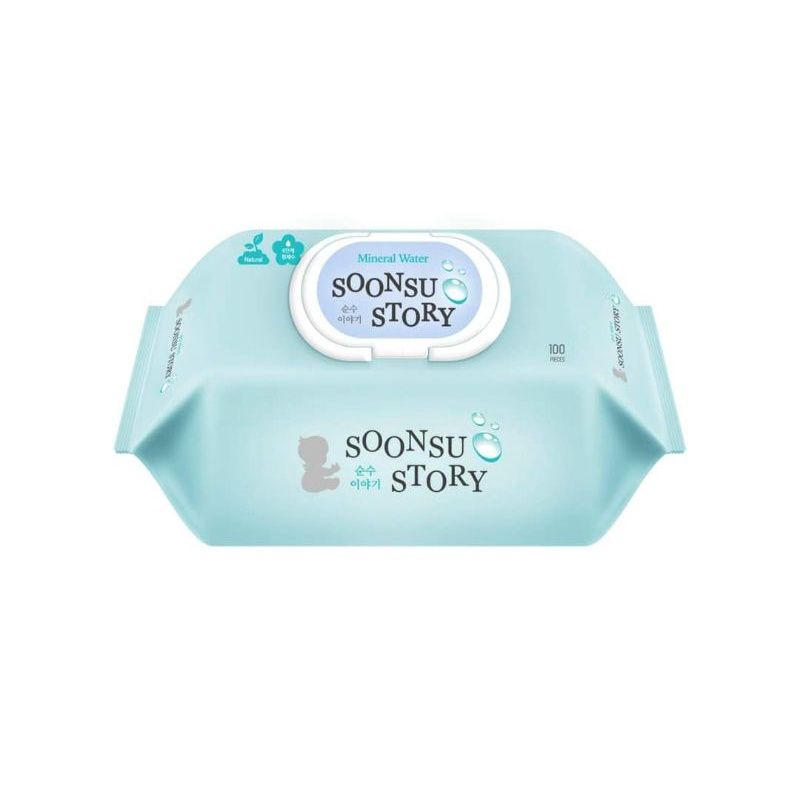 Khăn ướt Bebeen - Soonsu Hàn Quốc không mùi an toàn cho trẻ sơ sinh