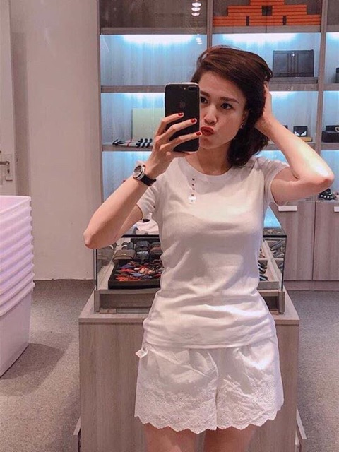 Áo Phông Giấy Cổ Tròn Siêu Mát