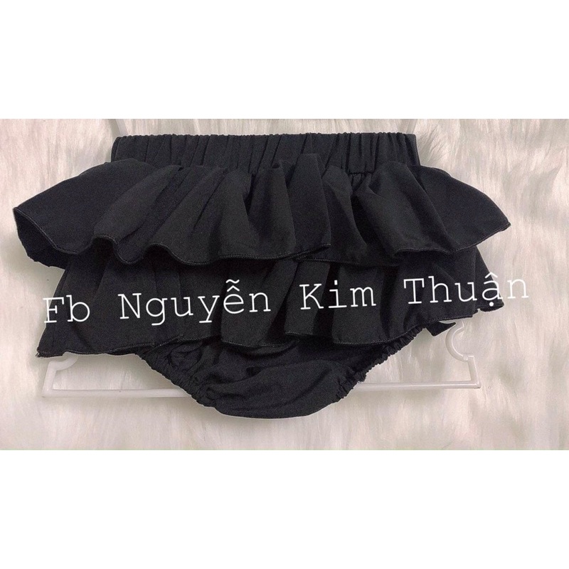 Quần chip váy bèo 2 tầng xinh xắn cho bé gái 💕