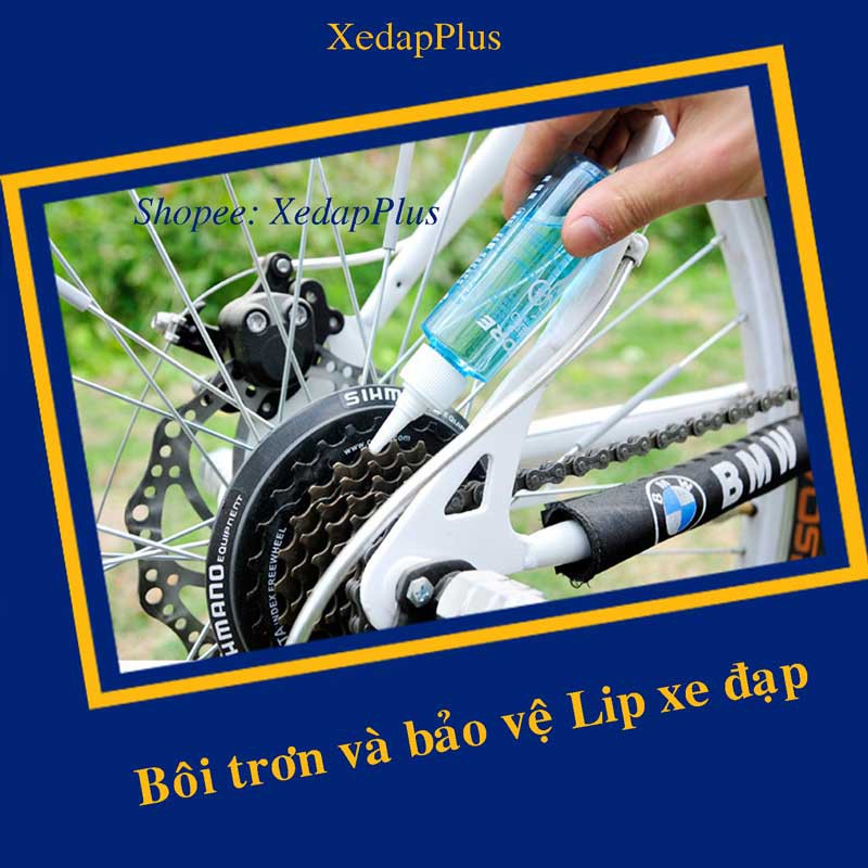 Dầu tra xích xe đạp thể thao - Giúp Làm Giảm Rủi Ro Gỉ Sét, An Toàn Sử Dụng