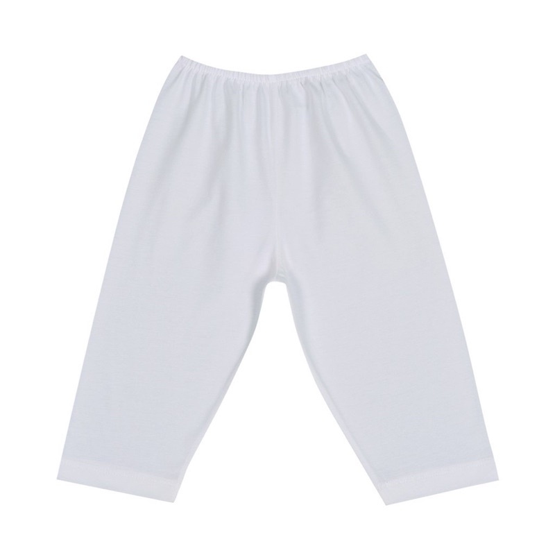 [Hello BB] Đủ size 1-12 bé trai/bé gái 6-35kg QUẦN DÀI TRẮNG TRƠN ống suông Hello B&amp;B | Hellobb