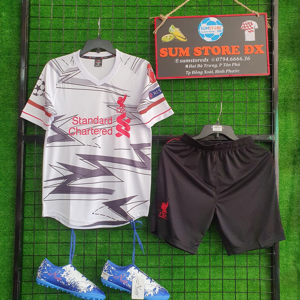 LVP Trắng Vằn HP - Áo Bóng Đá Thun Lạnh Cao Cấp