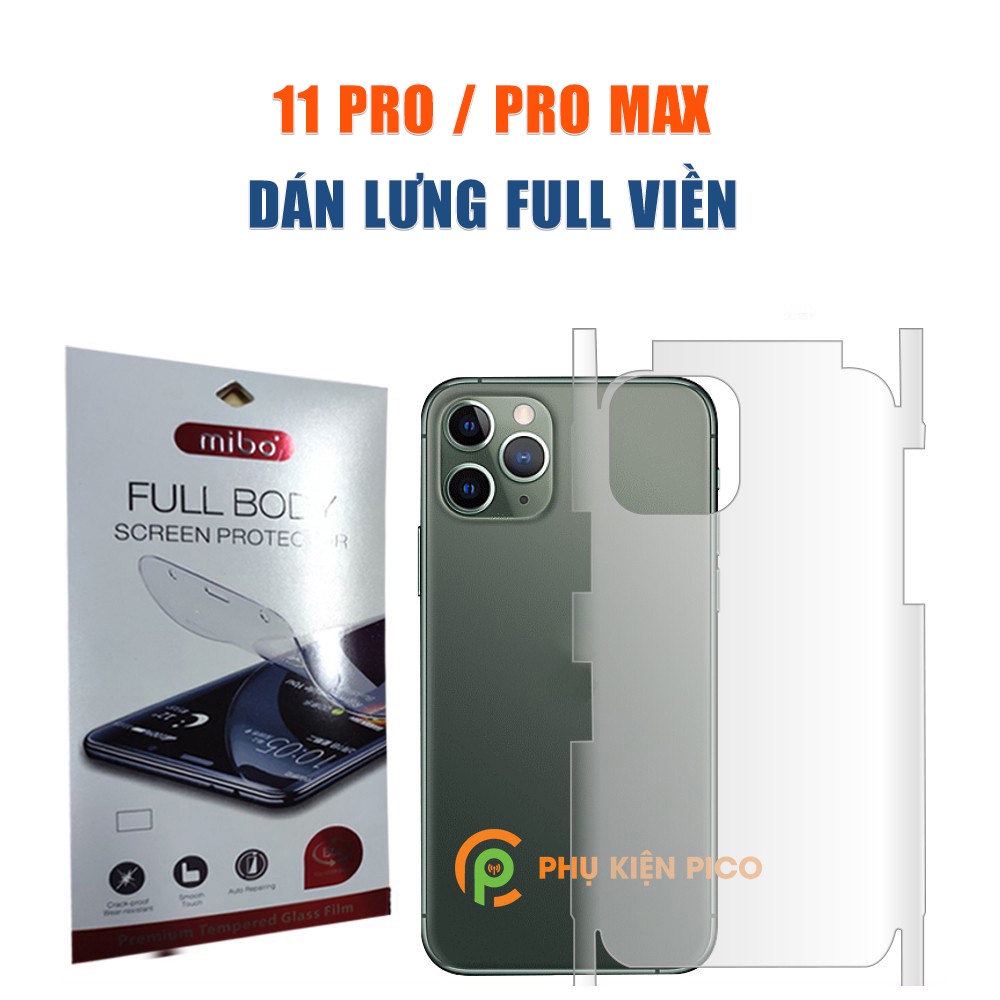 Dán lưng Iphone 11 Pro chính hãng Mibo PPF cao cấp full viền cho Iphone 11 Pro