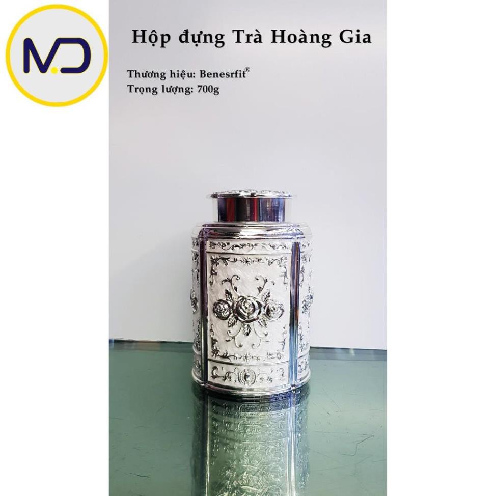 [Kho sỉ]  Lọ đựng chè - trà hoàng gia ( Hợp kim đồng - Thủ công)
