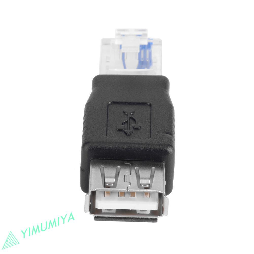 Đầu dây cáp chuyển đổi từ Ethernet RJ45 đực sang USB cái mạng LAN nhỏ gọn tiện dụng