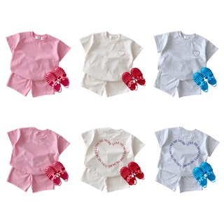 Bộ quần áo 100% cotton in hình hoạt hình xinh xắn cho bé