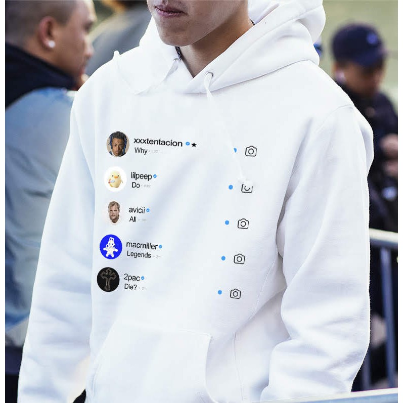 [CÓ SIZE] Áo hoodie nỉ Why Do All Legends Die xxxtentacion Avicii unisex