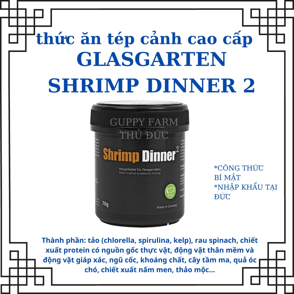 thức ăn cao cấp dành cho tép cảnh Shrimp dinner 2