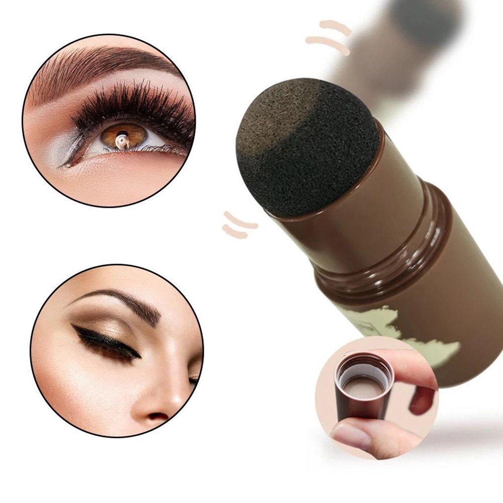 Set 1 / 2 Bộ Khuôn Vẽ Lông Mày 3 Màu Kèm Khuôn Vẽ Tiện Lợi