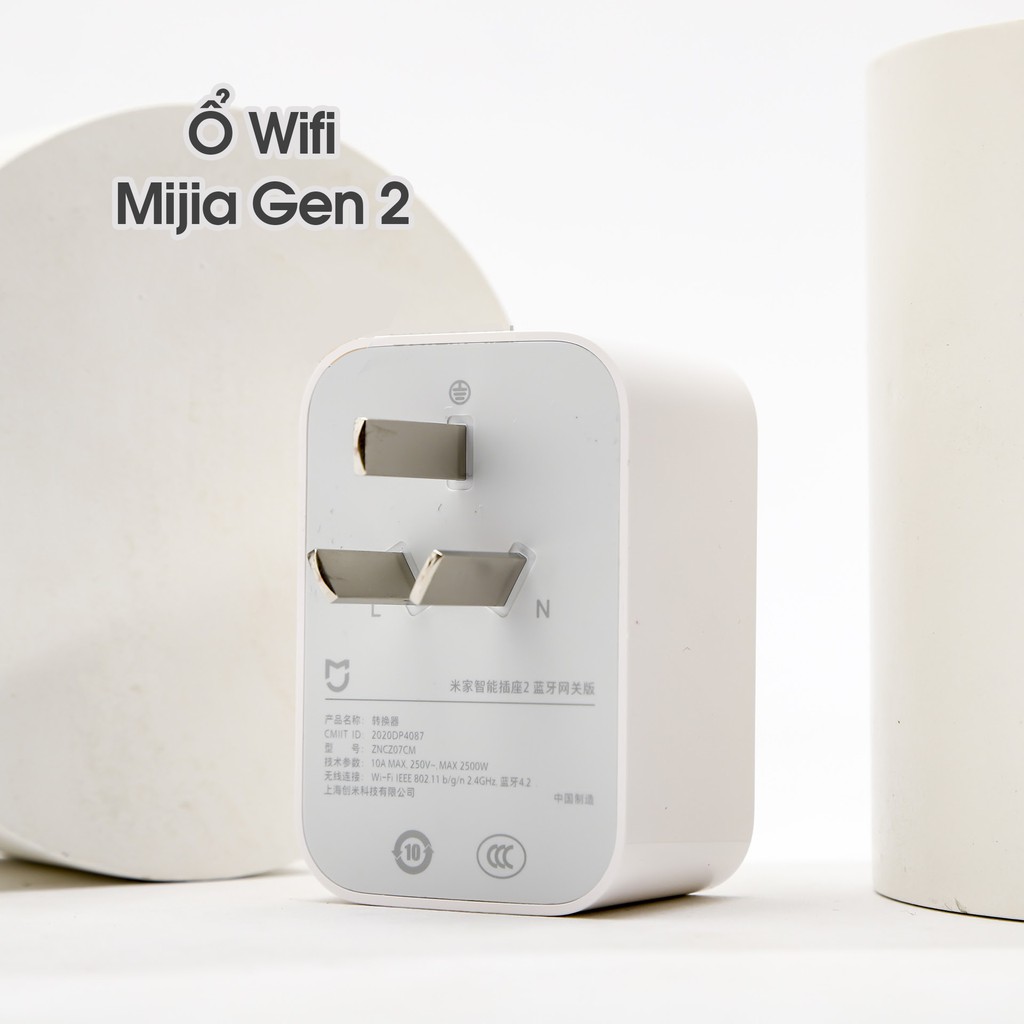 Ổ cắm thông minh Xiaomi ZigBee (Dùng chung bộ Homekit) / Xiaomi Mijia Gen 2 ZNCZ07CM / Gosund CP1